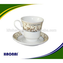 220ml porcelain coffee cup and saucer